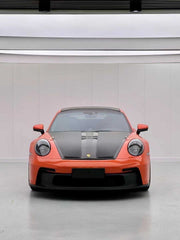 Porsche 911 992.1 Carerra Base/S/T/4/4S/Targa 4/Targa 4S/GTS/GT3/Turbo/Turbo S/ST 2020 2021 2022 2023 2024 & 911 992.2 Carerra Base/S/T/4/4S/Targa 4/Targa 4S/GTS/GT3/Turbo/Turbo S 2025-ON with Aftermarket Parts – GT2RS Conversion Style Front Bumper & Trims PP Polypropylene / Dry Pre-preg Carbon Fiber from Dupont Tech
