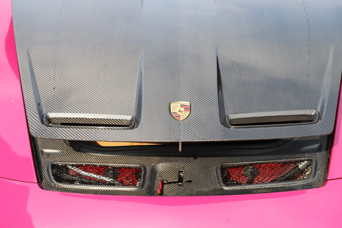 Porsche 911 992.1 Carerra Base/S/T/4/4S/Targa 4/Targa 4S/GTS/GT3/Turbo/Turbo S/ST 2020 2021 2022 2023 2024 & 911 992.2 Carerra Base/S/T/4/4S/Targa 4/Targa 4S/GTS/GT3/Turbo/Turbo S 2025-ON with Aftermarket Parts - GT3 Style Hood Dry Pre-preg Carbon Fiber from Dupont Tech
