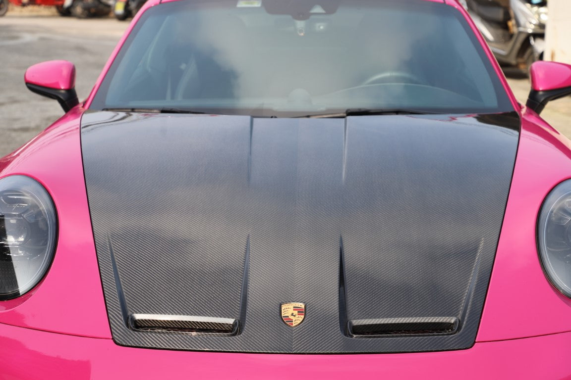 Porsche 911 992.1 Carerra Base/S/T/4/4S/GTS 2020 2021 2022 20223 2024 & 911 992.2 Carerra Base/S/T/4/4S/GTS 2025-ON GT2RS Full Conversion Kit PP Polypropylene / Dry Pre-preg Carbon Fiber from Dupont Tech