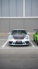 Porsche 911 997.1 997.2 Carrera/S/4S/Targa/Targa4S/GTS/Turbo/Turbo S/GT3/GT3RS/GT2 2009 2010 2011 2012 with Aftermarket Parts – GT3 Conversion Style Front Bumper & Trims PP Polypropylene / Dry Pre-preg Carbon Fiber from Dupont Tech