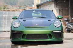 Porsche 911 997.1 997.2 Carrera/S/4S/Targa/Targa4S/GTS/Turbo/Turbo S/GT3/GT3RS/GT2 2009 2010 2011 2012 with Aftermarket Parts – GT3 Conversion Style Front Bumper & Trims PP Polypropylene / Dry Pre-preg Carbon Fiber from Dupont Tech