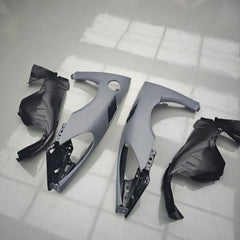 Porsche 981 Cayman & Boxster (all models, including Base / S / GTS / GT4 / Spyder) 2012 2013 2014 2015 2016 with Aftermarket Parts - RS Style Front Fenders & PP Polypropylene from&nbsp;Dupont Tech
