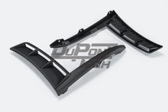 Dupont Tech GT4 Conversion Style Front Bumper & Trims for Porsche 987.1 987.2 2005-2012 Cayman & Boxster PP Polypropylene/Dry Carbon Fiber