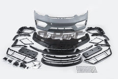 Dupont Tech GT4 Conversion Style Front Bumper & Trims for Porsche 987.1 987.2 2005-2012 Cayman & Boxster PP Polypropylene/Dry Carbon Fiber
