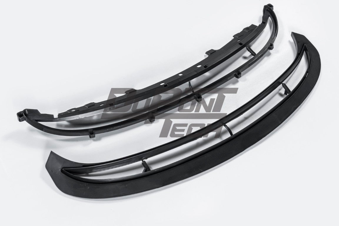 Porsche 987.1 987.2 Cayman & Boxster (all models, including Base / S / R) 2005 2006 2007 2008 2009 2010 2011 2012 with Aftermarket Parts – GT4RS Conversion Style Front Bumper & Trims PP Polypropylene / Dry Pre-preg Carbon Fiber from Dupont Tech