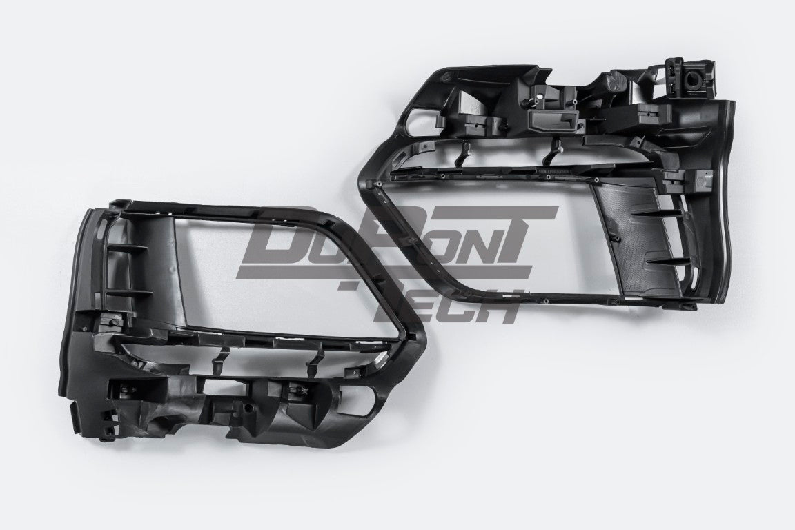 Porsche 987.1 987.2 Cayman & Boxster (all models, including Base / S / R) 2005 2006 2007 2008 2009 2010 2011 2012 with Aftermarket Parts – GT4RS Conversion Style Front Bumper & Trims PP Polypropylene / Dry Pre-preg Carbon Fiber from Dupont Tech