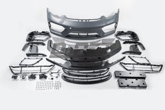 Porsche 987.1 987.2 Cayman & Boxster (all models, including Base / S / R) 2005 2006 2007 2008 2009 2010 2011 2012 with Aftermarket Parts – GT4RS Conversion Style Front Bumper & Trims PP Polypropylene / Dry Pre-preg Carbon Fiber from Dupont Tech