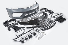 Porsche 987.1 987.2 Cayman & Boxster (all models, including Base / S / R) 2005 2006 2007 2008 2009 2010 2011 2012 with Aftermarket Parts – GT4RS Conversion Style Front Bumper & Trims PP Polypropylene / Dry Pre-preg Carbon Fiber from Dupont Tech