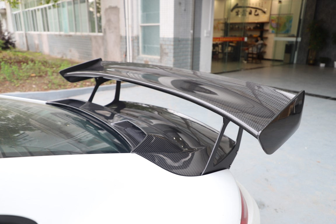 Porsche 991.1 Carrera Base/S/T/4/4S/GTS/Turbo/Turbo S 2012 2013 2014 2015 2016 & 991.2 Carrera Base/S/T/4/4S/GTS/Turbo/Turbo S 2017 2018 2019 with Aftermarket Parts - GT2RS Style Rear Wing Dry Pre-preg Carbon Fiber from Dupont Tech