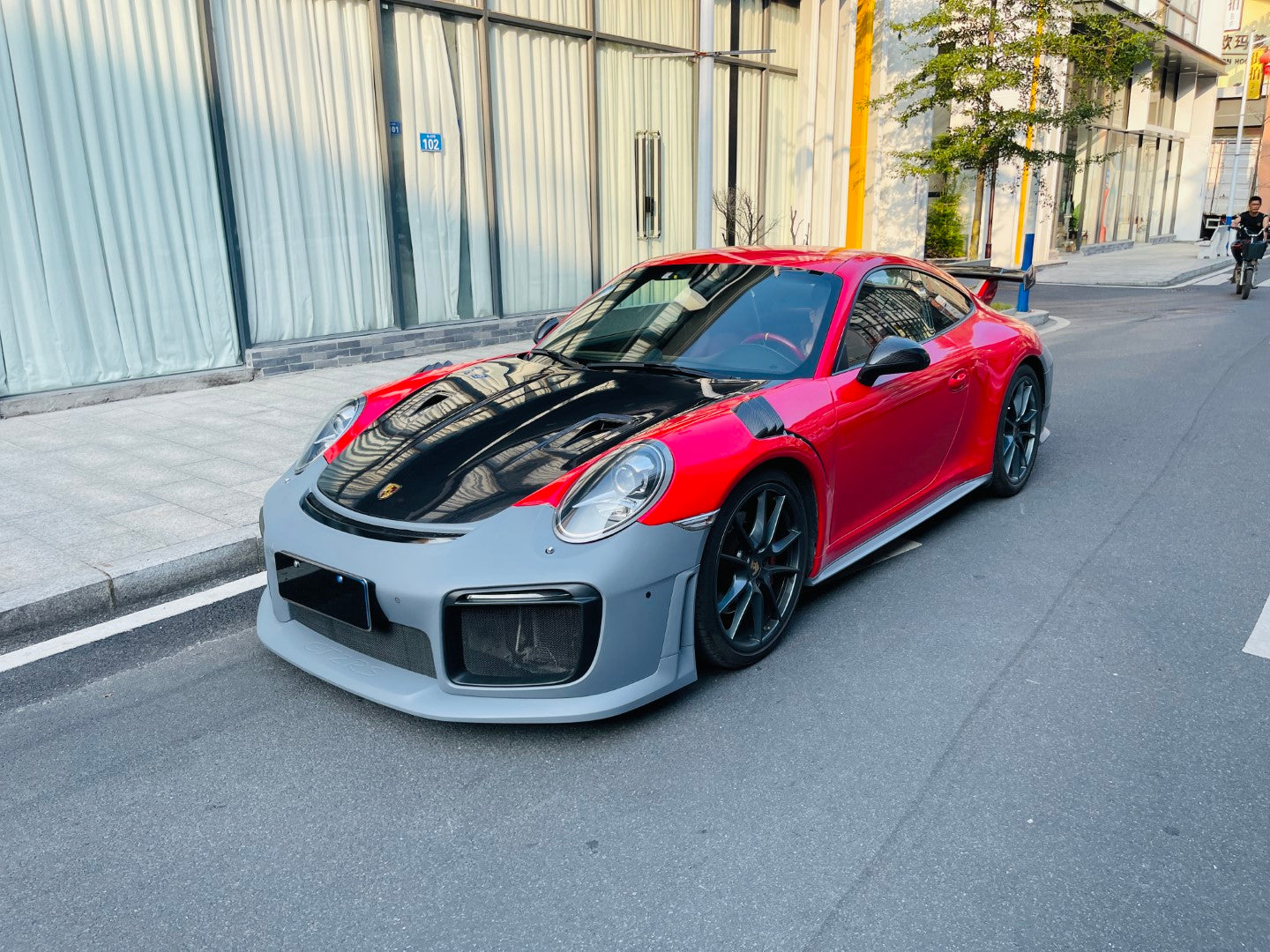 Porsche 991.1 Carrera Base/S/T 2012 2013 2014 2015 2016 GT2RS Full Conversion Kit PP Polypropylene / Dry Pre-preg Carbon Fiber from Dupont Tech