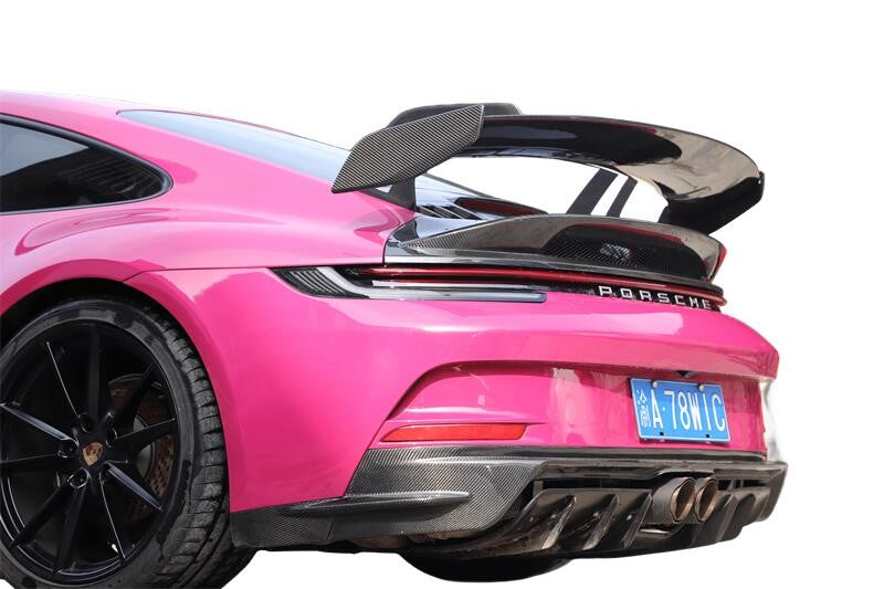 Porsche 911 992.1 Carerra Base/S/T/4/4S/4S/GTS/Turbo/Turbo S 2020 2021 2022 2023 2024 &amp; 911 992.2 Carerra Base/S/T/4/4S/GTS/Turbo/Turbo S 2025-ON with Aftermarket Parts - GT3 V1 Style Rear Wing Dry Pre-preg Carbon Fiber from DuPont Tech
