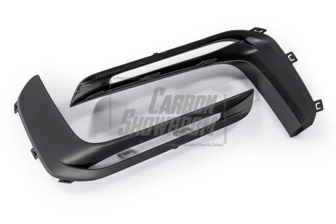 Porsche 981 Cayman & Boxster (all models, including Base / S / GTS / GT4 / Spyder) 2012 2013 2014 2015 2016 with Aftermarket Parts – GT4 Conversion Style Front Bumper & Trims (with & without GT4 Logo) PP Polypropylene / Dry Pre-preg Carbon Fiber from Dupont Tech