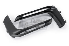 Porsche 981 Cayman & Boxster (all models, including Base / S / GTS / GT4 / Spyder) 2012 2013 2014 2015 2016 with Aftermarket Parts – GT4 Conversion Style Front Bumper & Trims (with & without GT4 Logo) PP Polypropylene / Dry Pre-preg Carbon Fiber from Dupont Tech