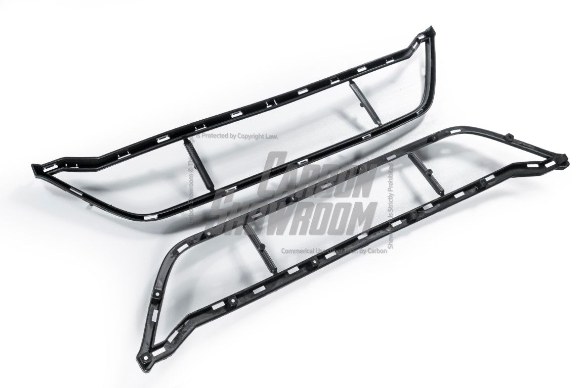 Porsche 981 Cayman & Boxster (all models, including Base / S / GTS / GT4 / Spyder) 2012 2013 2014 2015 2016 with Aftermarket Parts – GT4 Conversion Style Front Bumper & Trims (with & without GT4 Logo) PP Polypropylene / Dry Pre-preg Carbon Fiber from Dupont Tech