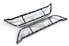 Porsche 981 Cayman & Boxster (all models, including Base / S / GTS / GT4 / Spyder) 2012 2013 2014 2015 2016 with Aftermarket Parts – GT4 Conversion Style Front Bumper & Trims (with & without GT4 Logo) PP Polypropylene / Dry Pre-preg Carbon Fiber from Dupont Tech