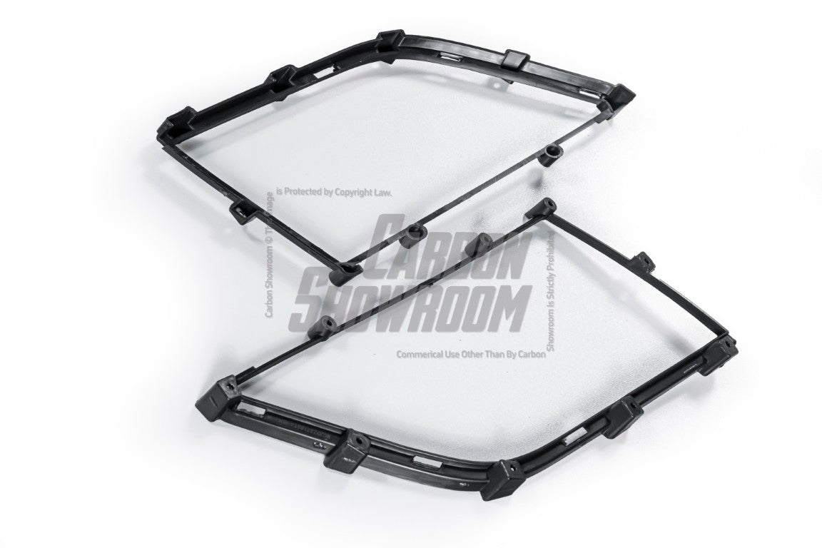 Porsche 981 Cayman & Boxster (all models, including Base / S / GTS / GT4 / Spyder) 2012 2013 2014 2015 2016 with Aftermarket Parts – GT4 Conversion Style Front Bumper & Trims (with & without GT4 Logo) PP Polypropylene / Dry Pre-preg Carbon Fiber from Dupont Tech