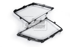 Porsche 981 Cayman & Boxster (all models, including Base / S / GTS / GT4 / Spyder) 2012 2013 2014 2015 2016 with Aftermarket Parts – GT4 Conversion Style Front Bumper & Trims (with & without GT4 Logo) PP Polypropylene / Dry Pre-preg Carbon Fiber from Dupont Tech