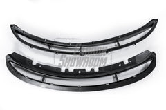 Porsche 981 Cayman & Boxster (all models, including Base / S / GTS / GT4 / Spyder) 2012 2013 2014 2015 2016 with Aftermarket Parts – GT4 Conversion Style Front Bumper & Trims (with & without GT4 Logo) PP Polypropylene / Dry Pre-preg Carbon Fiber from Dupont Tech