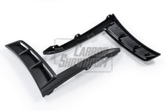 Porsche 981 Cayman & Boxster (all models, including Base / S / GTS / GT4 / Spyder) 2012 2013 2014 2015 2016 with Aftermarket Parts – GT4 Conversion Style Front Bumper & Trims (with & without GT4 Logo) PP Polypropylene / Dry Pre-preg Carbon Fiber from Dupont Tech