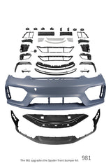 Porsche 981 Boxster (Base / S / GTS / Spyder) 2012 2013 2014 2015 2016 PP Polypropylene / Dry Pre-preg Carbon Fiber from Dupont Tech
