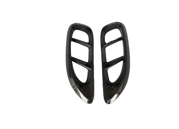 Porsche 718 982 Cayman & Boxster (Base / T / S / GTS) 2017-ON with Aftermarket Parts - OEM Side Vents Dry Pre-preg Carbon Fiber from Dupont Tech