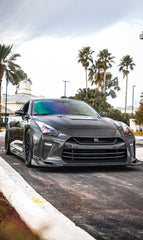 Upgrade Your Nissan GTR Nismo Black Edition Track Eidtion Premium Base 2008-2016 (for installation on 2017-2024 vehicles, 2008-2016 front bumper is recommended) with Aftermarket Parts - Tempered Clearview Glass Style Hood Bonnet Carbon Fiber / FRP from CMST Tuning
