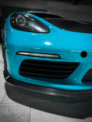 CMST Carbon Fiber Front Lip Ver.1 for Porsche Cayman/Boxster 718 2016-2020