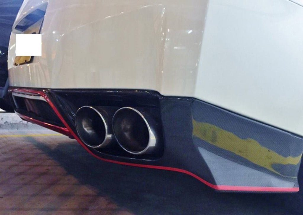 Nissan GTR R35 CBA DBA Aftermarket Parts - EPR USA Rear Diffuser Carbon ...