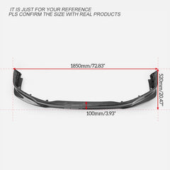 Nissan GTR R35 CBA 2008 2009 2010 2011 with Aftermarket Parts - KSK Front Lip Carbon Fiber / FRP from EPR USA