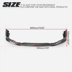 Nissan GTR R35 DBA 2012 2013 2014 2015 2016 with Aftermarket Parts - KS Style Front Lip Carbon Fiber / FRP from EPR USA