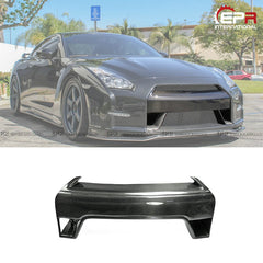 Nissan GTR R35 DBA 2012 2013 2014 2015 2016 with Aftermarket Parts - OE Style Front Bumper Nose Cover Carbon Fiber / FRP from EPR USA