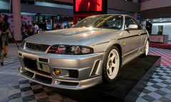 Nissan R33 Skyline GTR 1995 1996 1997 1998 with Aftermarket Parts - 400R Front Bumper Carbon Fiber / FRP from EPR USA