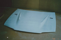 Nissan R32 Skyline GTR 1989 1990 1991 1992 1993 1994 with Aftermarket Parts - AB Flug Style Hood Carbon Fiber / FRP from EPR USA