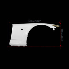 Honda S2000 Base AP1 2000–2003 & S2000 Base AP2 2004–2009 with Aftermarket Parts - AM Style Front Fender FRP from EPR USA