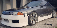 Nissan R32 Skyline 4 Door 1989 1990 1991 1992 1993 1994 with Aftermarket Parts - BN Style Side Skirts Carbon Fiber / FRP from EPR USA