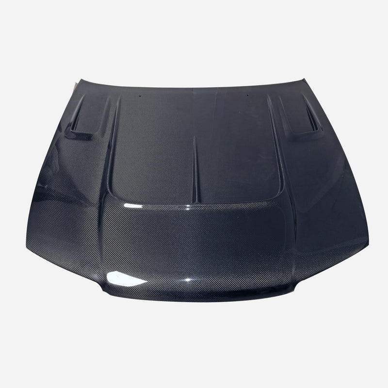 Nissan R33 Skyline GTST Series 2 1997 1998 with Aftermarket Parts - B Style Hood Carbon Fiber / FRP from EPR USA