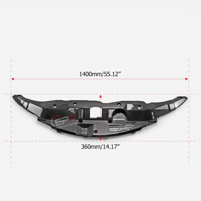 Honda Civic Type R FK2 2012 2013 2014 2015 with Aftermarket Parts - Cooling Panel Carbon Fiber from EPR USA