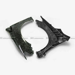 Subaru Impreza WRX 11th Gen STI VA 2014 2015 2016 2017 2018 2019 2020 2021 with Aftermarket Parts - DAM Style Front Fender Carbon Fiber from EPR USA