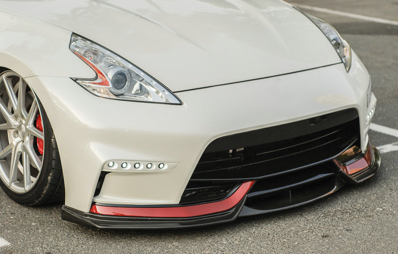 Nissan Nismo V2 2012 2013 2014 2015 2016 2017 2018 2019 2020 with Aftermarket Parts - EPA Front Lip Carbon Fiber / FRP from EPR USA