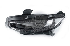 Honda Civic Type-R FK8 2017 2018 2019 2020 2021 & Civic 10th Gen FC1 FC2 FC5 FC6 2016 2017 2018 2019 2020 2021 & Civic 10th Gen FC3 FC4 2017 2018 2019 2020 2021 & Civic 10th Gen FK7 2017 2018 2019 2020 2021 with Aftermarket Parts - EPA Headlight Intake Duct LHD Driver Side & Headlight Intake Duct LHD Passenger Side Carbon Fiber / FRP from EPR USA