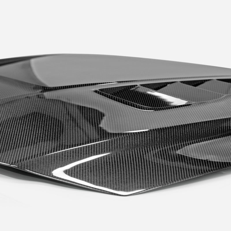 Hyundai Elantra Limited N-Line SE SEL Pre-Facelift CN7 2021 2022 2023 with Aftermarket Parts - EPA V-Type Hood Carbon Fiber from EP Racing