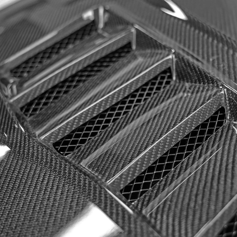 Hyundai Elantra Limited N-Line SE SEL Sport Facelift CN7 2024-ON with Aftermarket Parts - EPA V-Type Hood Carbon Fiber from EP Racing