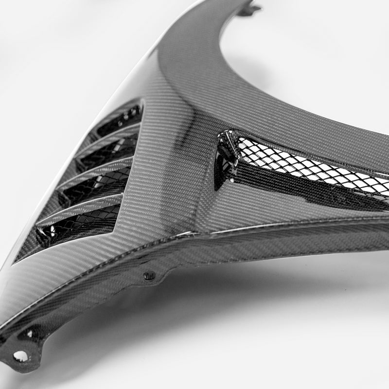 Hyundai Elantra Limited N-Line SE SEL Pre-Facelift CN7 2021 2022 2023 with Aftermarket Parts - EPA V Type Vented Front Fender Carbon Fiber from EP Racing