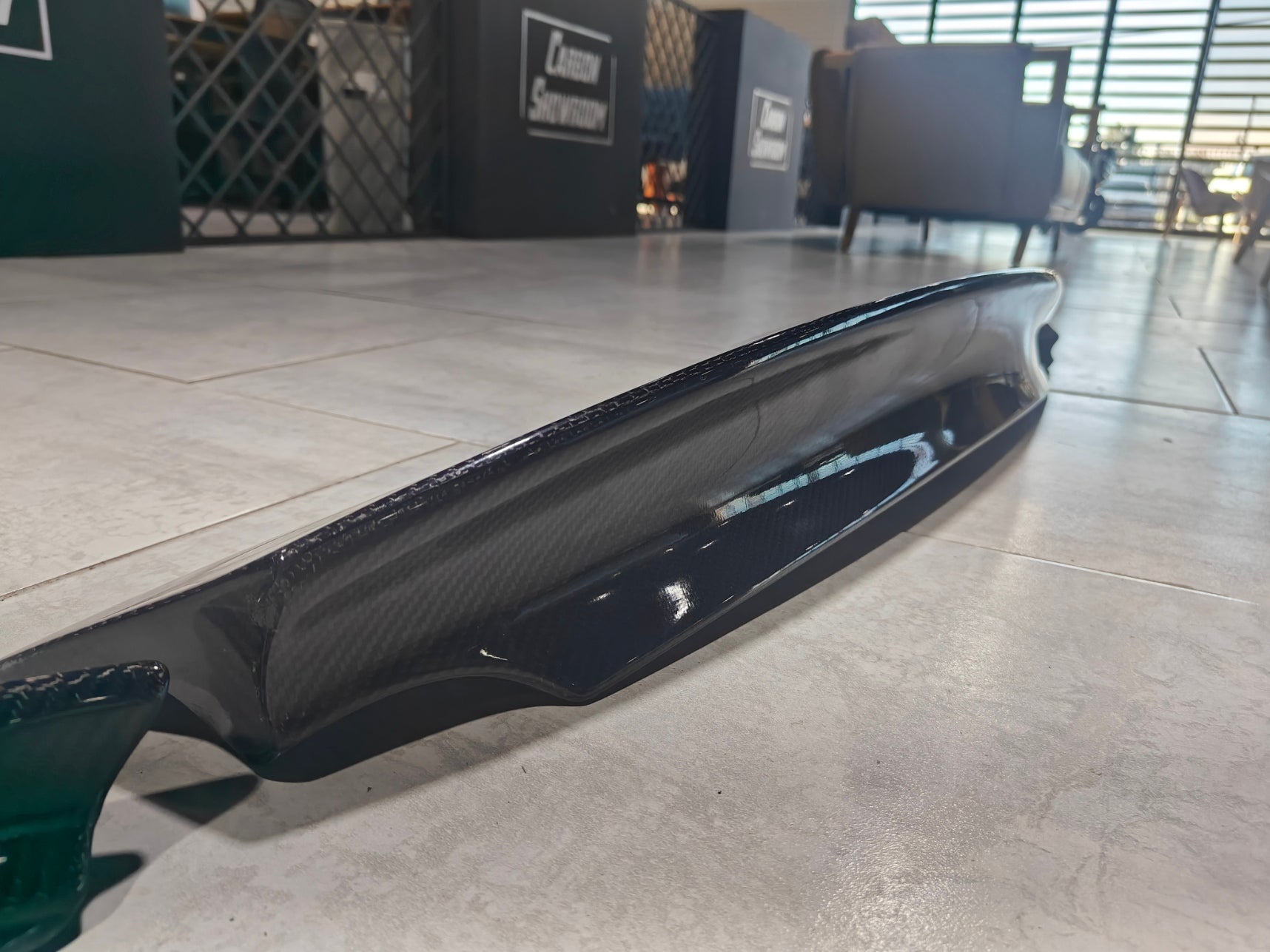 Mazda MX5 Miata Softtop Grand Touring Club Sport ND1 ND2 ND3 2016-ON with Aftermarket Parts - ESQ Style Rear Spoiler Carbon Fiber / FRP from EPR USA