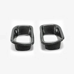 Mini Cooper S F55 F56 & 2014 2015 2016 2017 2018 Pre-LCI & 2019 2020 2021 First LCI with Aftermarket Parts - Front Bumper Duct Trim Carbon Fiber from EPR USA