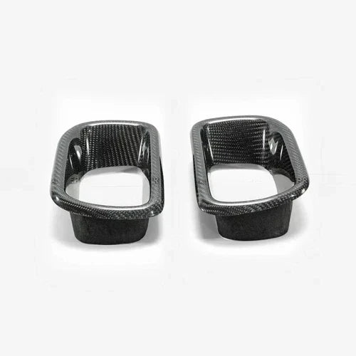 Mini Cooper S F55 F56 & 2014 2015 2016 2017 2018 Pre-LCI & 2019 2020 2021 First LCI with Aftermarket Parts - Front Bumper Duct Trim Carbon Fiber from EPR USA