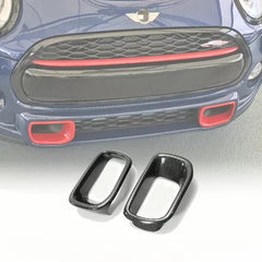 Mini Cooper S F55 F56 & 2014 2015 2016 2017 2018 Pre-LCI & 2019 2020 2021 First LCI with Aftermarket Parts - Front Bumper Duct Trim Carbon Fiber from EPR USA