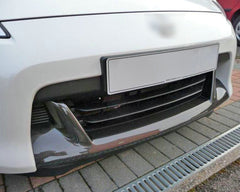 Nissan 370Z Sport Touring Base Fairlady Z Z34 Pre-Facelift 2009 2010 2011 with Aftermarket Parts - Front Bumper Fang Cover Carbon Fiber from EPR USA