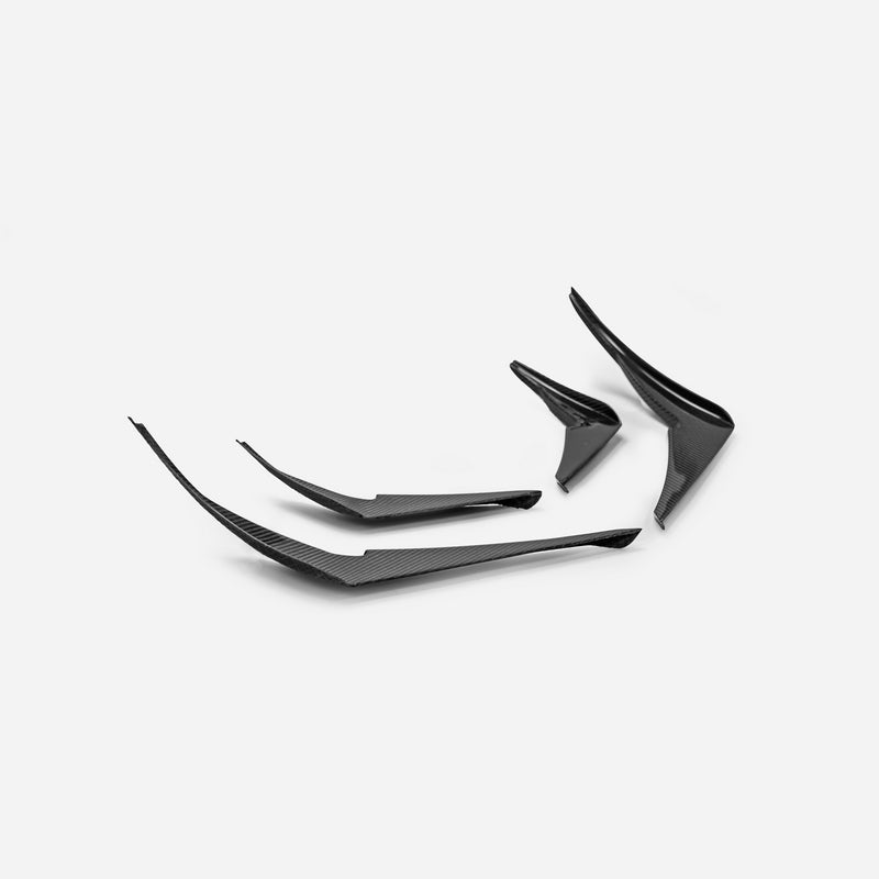 Genesis G70 Facelift 2022-ON with Aftermarket Parts - Front Canard Carbon Fiber from EPR USA