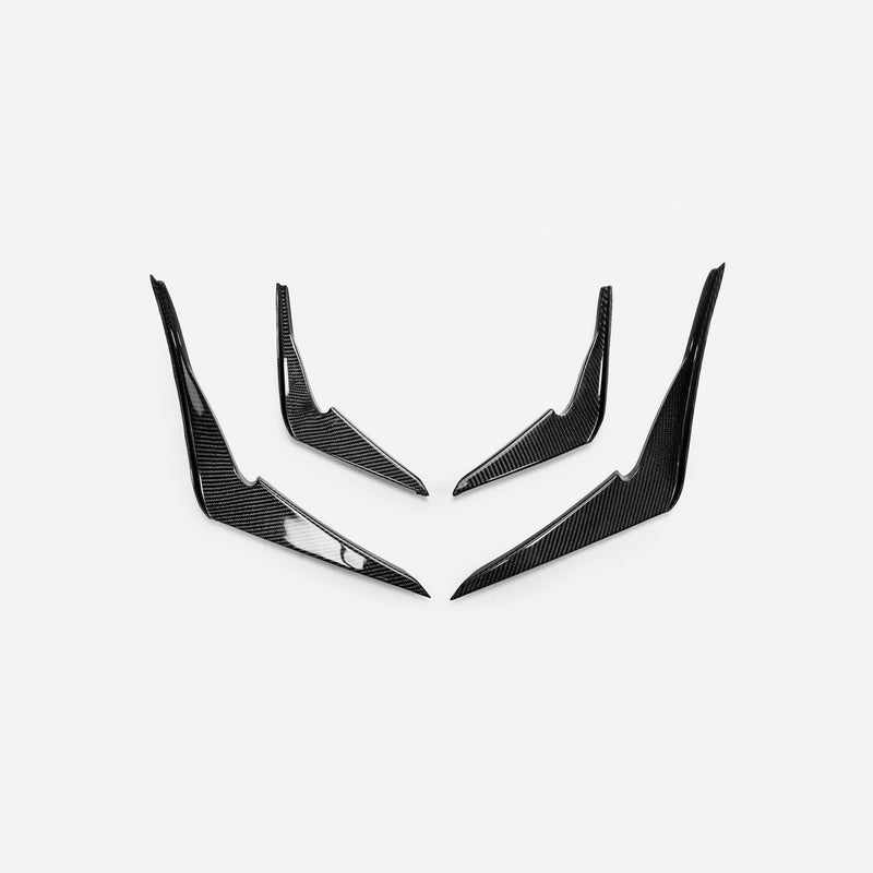 Genesis G70 Facelift 2022-ON with Aftermarket Parts - Front Canard Carbon Fiber from EPR USA